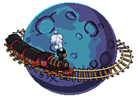 Trains in Space Logo